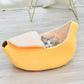 Removable And Washable Round Long Hair Cat's Nest Four Seasons Universal Banana Dog's Nest